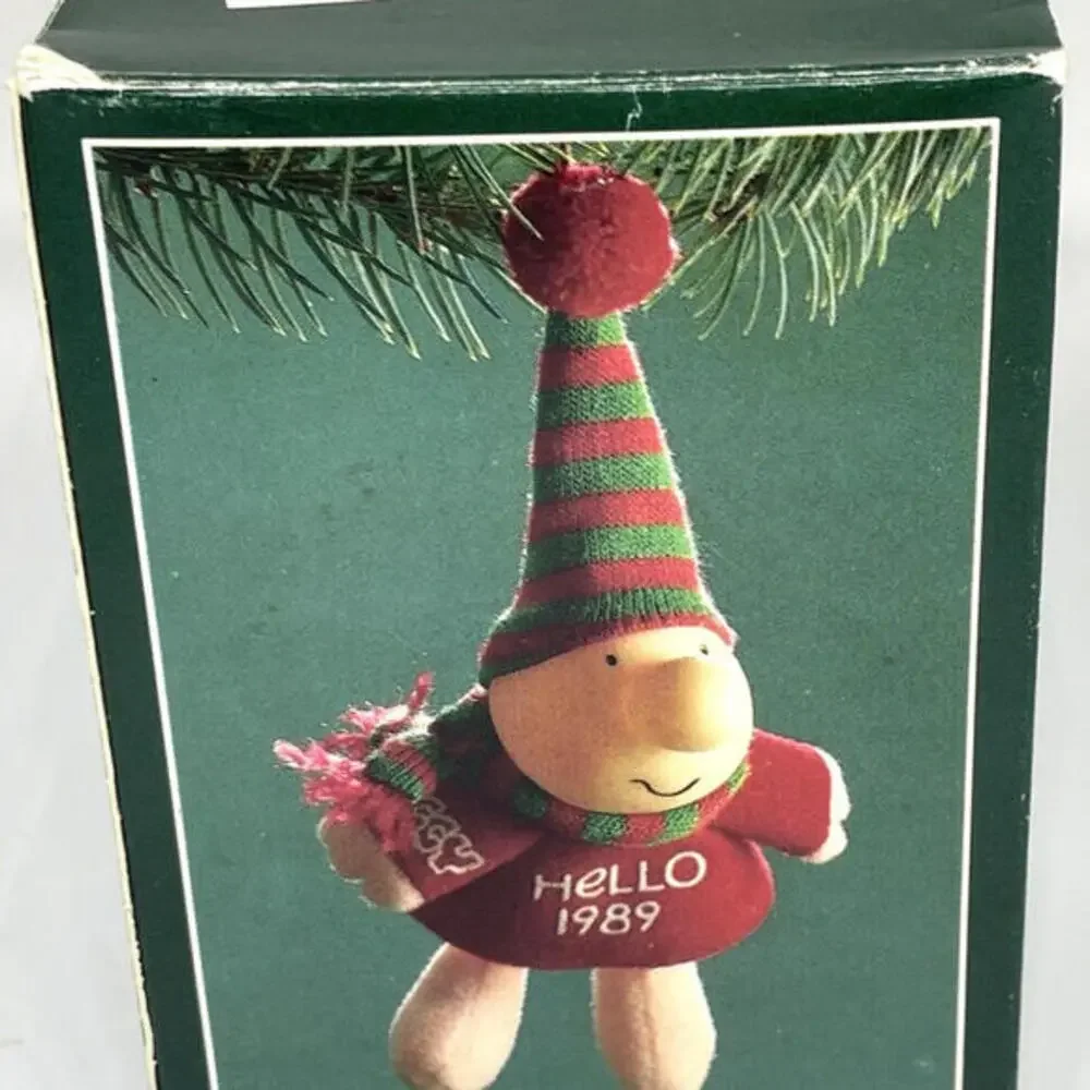 New Year Ziggy‎ Christmas Ornament in Box Vintage 1988 American Greetings